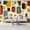 Color 3, variant on Abstract Geometric Arch Colorful Circles Retro Modern Shapes Peel and Stick Wall Murals 69"H x 96"W Removable PVC Wallpaper Self-Adhesive Wall Paintings for Bedroom Living Room