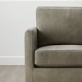 thumbnail image 3 of CHITA Swivel Accent Chairs for Living Room, Comfortable Arm Chairs for Bedroom,Faux Leather in Gray, 3 of 11