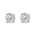 thumbnail image 2 of IGI Certified 14K White Gold 1 1/2 Cttw Lab Grown Diamond Solitaire Stud Earrings with Screwbacks (H-I Color, VS1-VS2 Clarity), 2 of 8