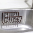 thumbnail image 6 of OUNONA Kitchen Sink Organizer, Brown Stainless Steel, Suction Cups, Keeps Area Clean and Tidy, 6 of 8