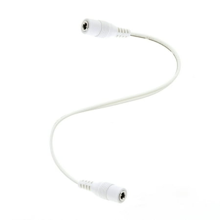 

EShine Extension Cable - Female to Female - for LED Under Cabinet Lighting with Wire Clips for Comfortable Installation (4 inch White)
