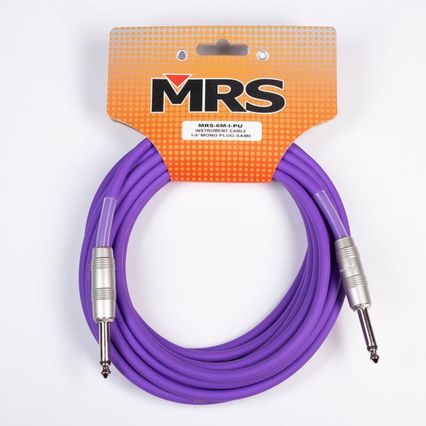 MORRISON Cable para Instrumento de 6 m 1/4 Mono MRS-6M-I-PU MORRISON purpura 18.5x4x22