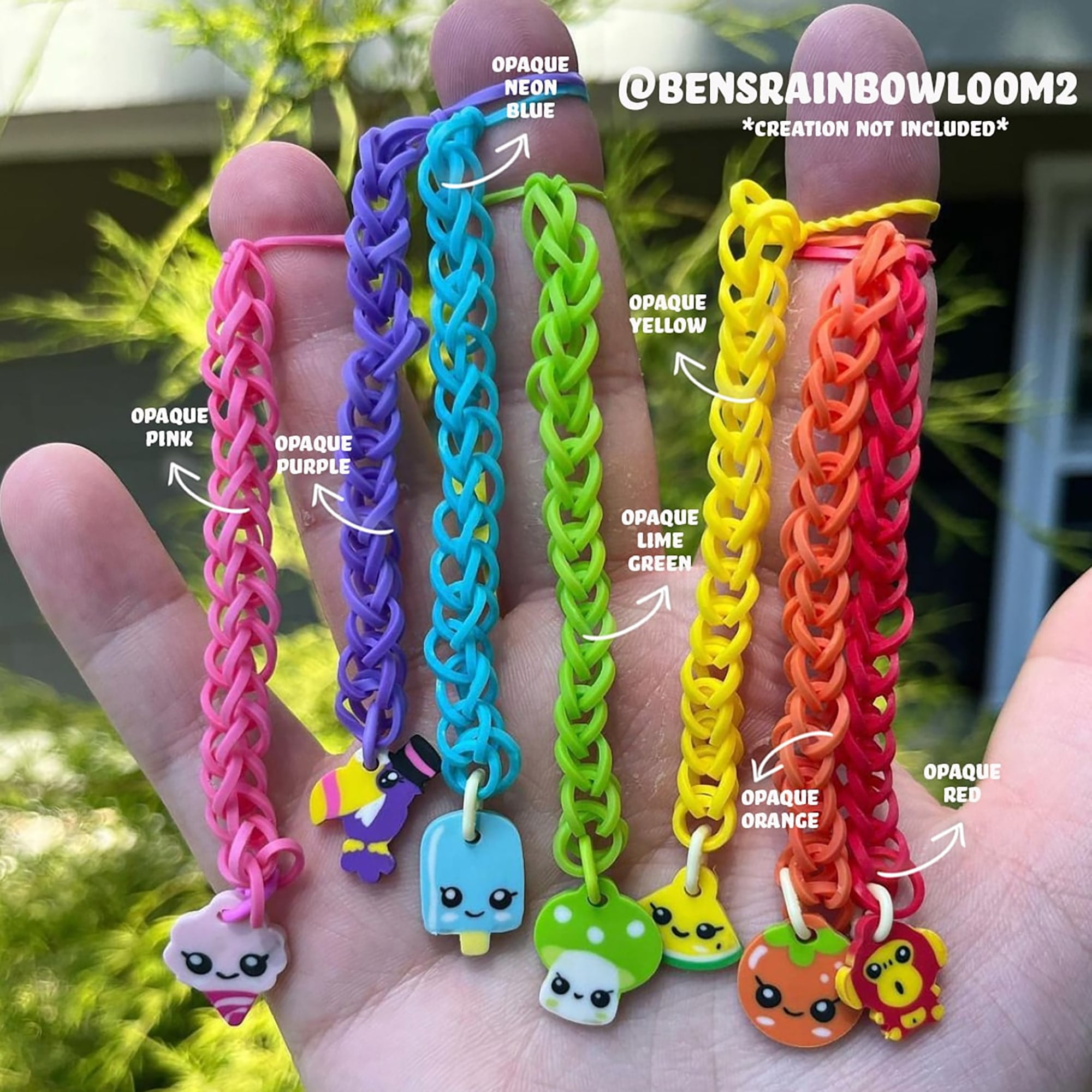 Rainbow Loom Orange Authentic High Quality Rubber Bands, the Original Rubber Bands for Everything Rainbow Loom, Children Ages 7 and Up.