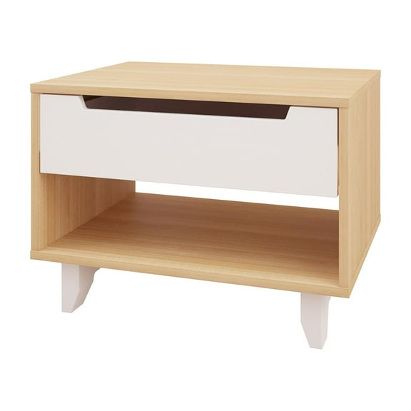Nexera Modern 1 Drawer Nightstand, Multiple Colors