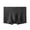 Black, variant on Men’s Ice Silk Boxer Briefs – Seamless Antibacterial Crotch, Breathable Naked Feel Trunks Brown L