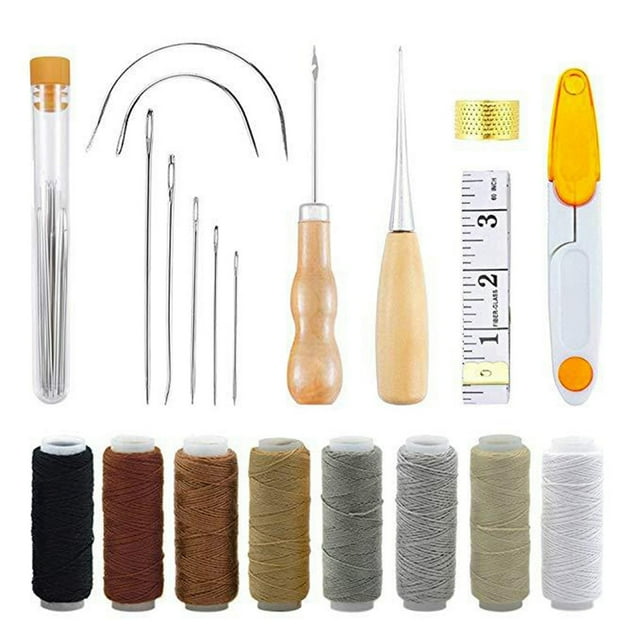 Bangcool Leather Needle Kit Professional DIY Leather Crafting Tool Leather Repair Kit