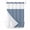 Blue, variant on No Hook Cream Solid Color Shower Curtain with Snap in Liner Set, Aesthetics Contemporary Luxury Waterproof Fabric Bathroom Curtains with See Through Top Window, Hotel Style Extra Long 72 x 96 Inch