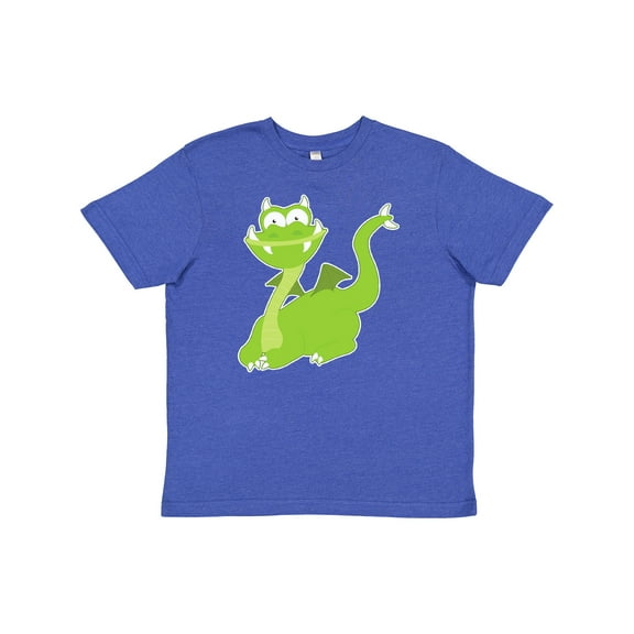 Inktastic Green Dragon Youth T-Shirt