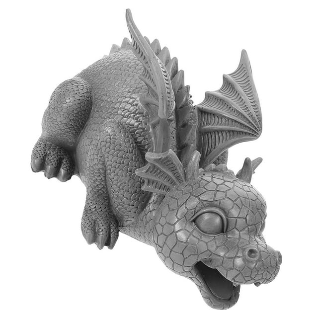 SEWACC Figurine Décorative en Résine Robuste Dragon pour Table de Jardin Bureau