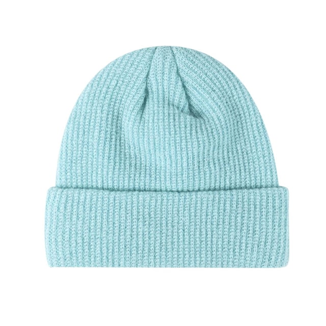 Fgnfyis New Fashionable and Adult Solid Color Knitted Warm Pullover Sun Hats Light Green