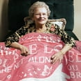 thumbnail image 5 of Healing Hug Blanket 60"x50", Encouragement Inspirational Thinking of You Gifts for Women, Chemotherapy Must Haves, Get Well Gifts for Women After Surgery, Pink, 5 of 6