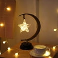 thumbnail image 5 of Iron Night Light, Magic Star Moon Light, LED Decorative Light for Parties, Weddings, bedrooms and Many Other Occasions, USB Port, 11 x 6 x 6 inches, 5 of 7