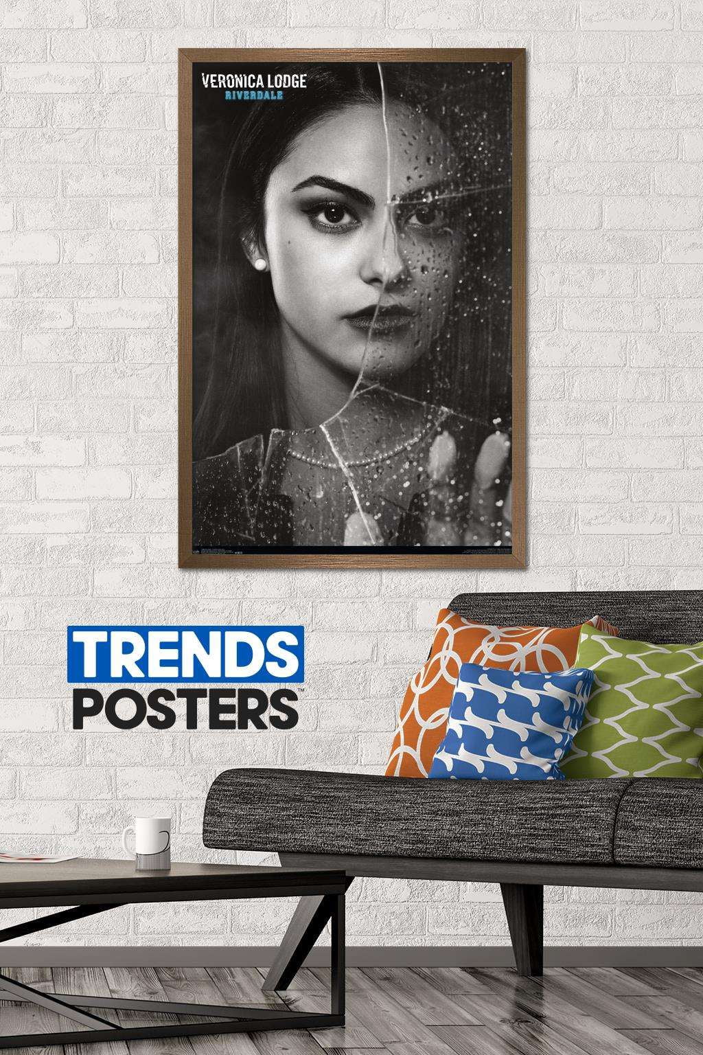 Riverdale - Shattered Veronica Wall Poster, 22.375" x 34", Framed