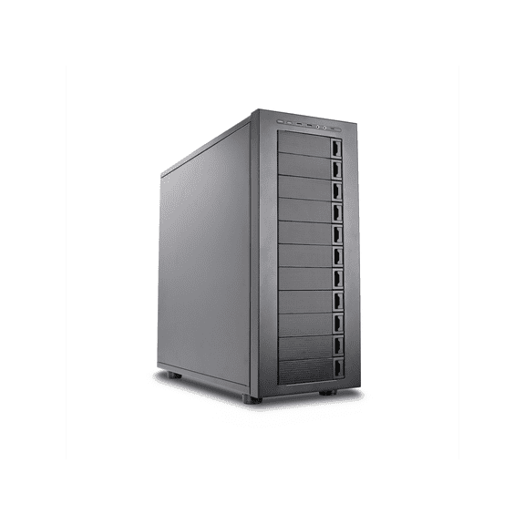 Rosewill THOR NAS - Full Tower Workstation Case | Server Chassis | Supports up to 11 3.5" HDD and 13 2.5" SSD | E-ATX Compatible | 1x 140mm PWM Fan | USB 3.2 Type-C | Ideal for AI Servers, DIY NAS, Me
