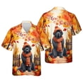 thumbnail image 3 of Happy Thanksgiving Newfoundland Give Thanks Fall Beanie Scarf Welcome Hawaiian Shirt Breathable Summer Unisex Merch Newfie Dog Lover Gifts - 00020, 3 of 6