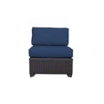 thumbnail image 2 of TKC Barbados Armless Patio Chair in Navy, 2 of 6