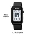 thumbnail image 3 of Luminous Digital Watch Waterproof Multifunction Wrist Watch Alarm Stopwatch Night Glow Easy Read Sports Watch Durable Outdoor Time Tool, for Running Hiking Travel Outdoor Use, 3 of 9