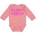 thumbnail image 3 of Inktastic Gramma's Granddaughter Gift Girls Long Sleeve Baby Bodysuit, 3 of 5