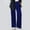 Blue, variant on Women Velour Pants Soft Velvet Sweatpants Straight Leg Joggers Casual Comfy Pajama Trousers with Pockets New Pants for Women Trendy Plus Purple XL