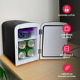 thumbnail image 4 of Frigidaire Portable Retro 6-can Mini Fridge EFMIS151, Built-in Bluetooth(R) Speaker, Black, 4 of 12