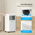 thumbnail image 5 of ROVSUN  7100 BTU (10000BTU ASHRAE) Portable Air Conditioner with Heat, Remote & App Control, 4-in-1 AC Unit, Heater, Fan & Duhumidifier, 5 of 9
