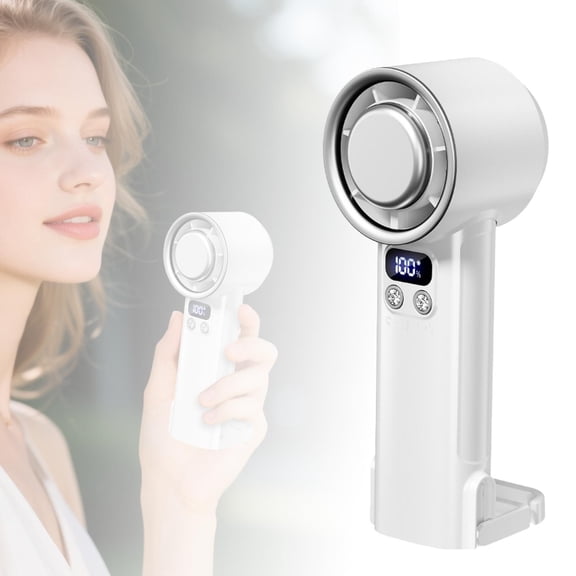 Gongong Portable Rechargeable Handheld Fan With Powerful Airflow For Personal Outdoor Activities And Use Fans That Blow Cold Air Clamp Fans Small Quiet Small Fan Portable Water Fan Tall Fans for