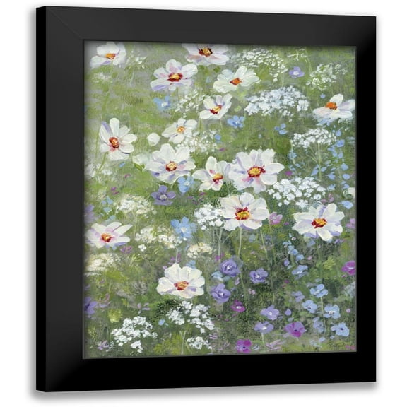 Swatland, Sally 12x14 Black Modern Framed Museum Art Print Titled - Springtime Flower