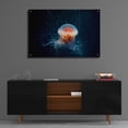 thumbnail image 4 of Epic Art 'Peachy Jellyfish' by Epic Portfolio, Acrylic Glass Wall Art, 36"x24", 4 of 8
