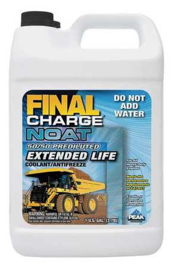 FINAL CHARGE FNAB53 Antifreeze Coolant,1 gal.,50/50