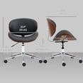 thumbnail image 3 of Vinsetto Low-Back Office Chair Task Chair w/ Armless Curved Seat, Black, 3 of 10