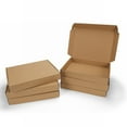 thumbnail image 2 of Medium Cardboard Mailing Box for Packaging, Brown Corrugated Shipping for Small Business, Easy Assembly, Lightweight for Books, Toys, Stationery, 1* (32X26X5 Cm) Airplane Box, 2 of 8