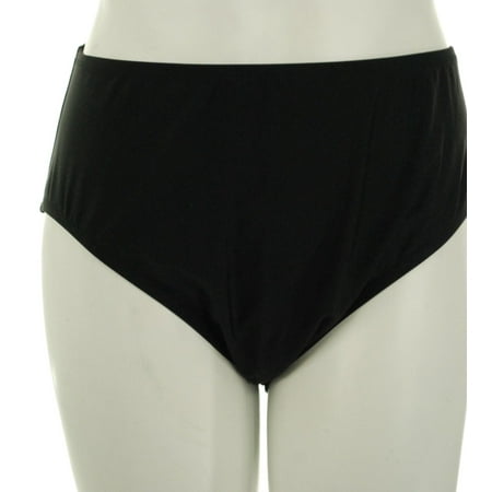 Island Escape Women's Fashion Swim Bottom Basic Pant Black I740362