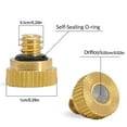 thumbnail image 2 of 20 Pack Brass Sprayers Nozzles Low Pressure Water Misting Emitters Suitable for Outdoor Dust Control Systems Greenhouses, 2 of 9