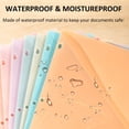 thumbnail image 4 of 1 Set Plastic 8‑Tab Binder Dividers with Pockets, Multicolor Page Separators for 3‑Ring Binders, A4 Size for Office & Home Organization, 4 of 8
