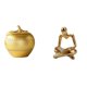 thumbnail image 1 of Escultura De Pensador De Fruta De Resina Moderna, Adorno De Arte Abstracto, Figura Para Mesa, Estantería, Sala De Estar, Comedor, Dormitorio, Oficina, Decoración, 1 of 8