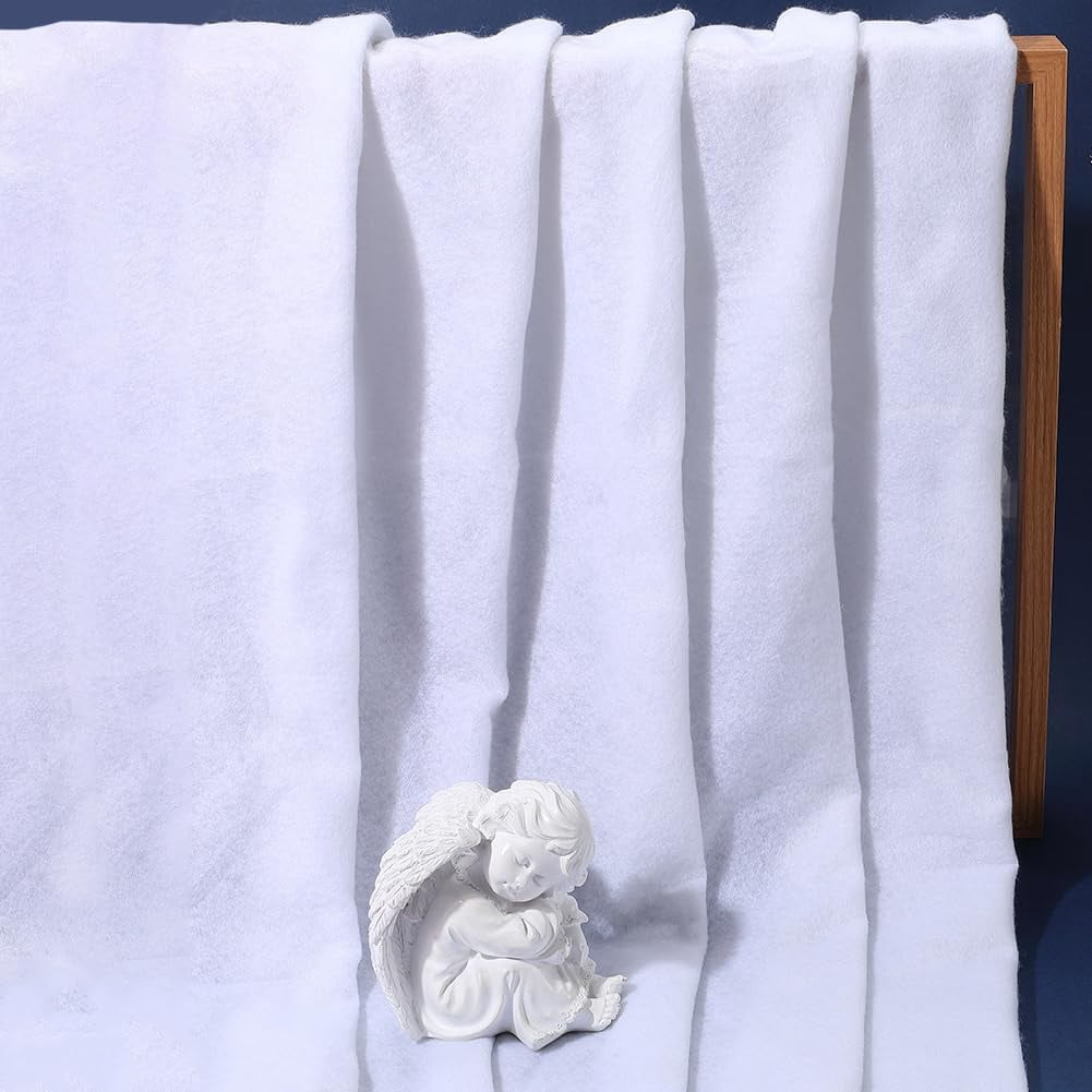 63 Inch 2 Yards White Quilt Batting Polyester Wadding Fiberfill Upholstery Fiber Quilting Stuffing Wrapping Fabric for Sewing Making Pillows Cushion Interior Decoration DIY Craft Supplies