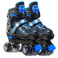 thumbnail image 1 of Patins à Roulettes pour Enfants, 4 Tailles Ajustables, Patins à Roulettes avec Roues Lumineuses pour Filles Garçons, Patins à Roulettes Intérieur Extérieur, Cadeau d'Anniversaire Parfait pour Enfants, Bleu, 1 of 6