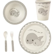 Precious Moments 182417 5 Whale Gift Mealtime Feeding Set, One Size, Multi