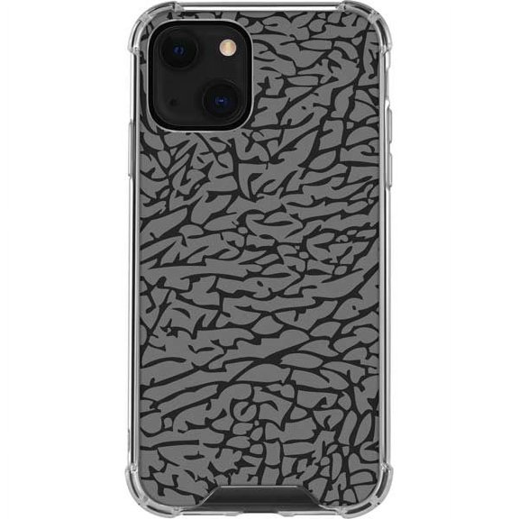 Skinit Sneakerhead Elephant Print Grey iPhone 13 Mini Clear Case