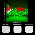 thumbnail image 3 of Letrero navideño de neón Lulkod Merry Christmas para decoración de pared, 3 of 6