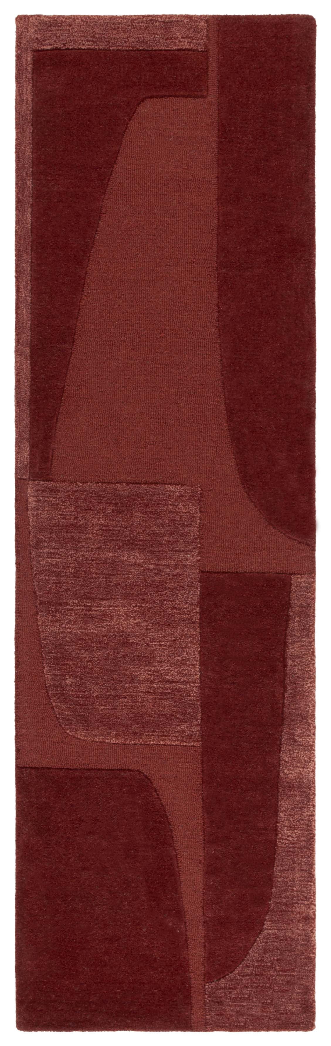 Safavieh Fifth Avenue Janie Geometric Runner Rug, Rust, 2'3" x 9'
