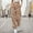 Khaki, variant on WILLBEST Pants for Women Women's Rugby Print Loose Pocket Ankle Strap High Waisted Sweatpants Casual Pants Kakie Pants
