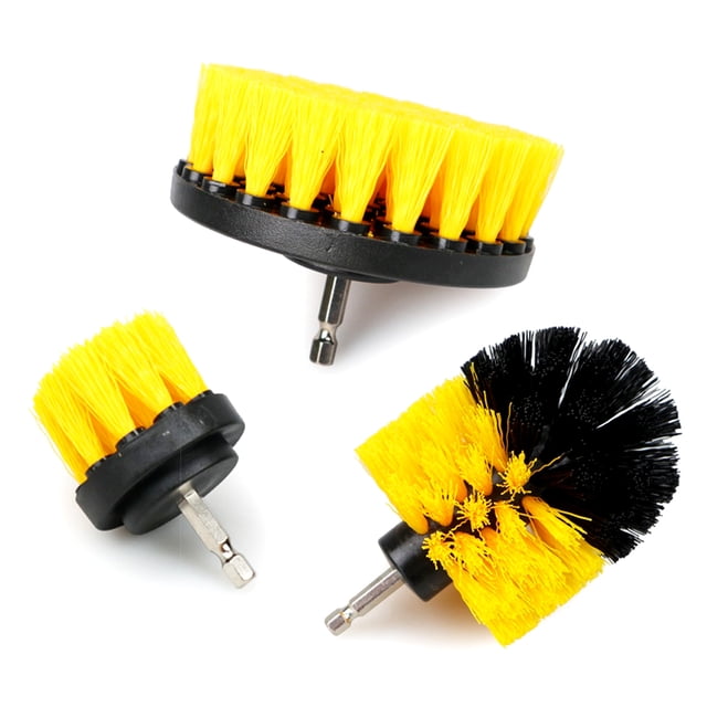 Juego de depurador eléctrico Fregadero de cocina Utensilios de cocina Cabina de ducha Cepillo de taladro sin rasguños Herramienta de limpieza portátil Suministros para el hogar 3 Unids / set Eigraketly HA011690-01