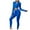 Blue, variant on Sets for Women Spring/Summer Color Sports Fitness Running Set Yoga Outdoor Exercise Set Water Color Set