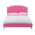thumbnail image 2 of Baxton Studio Canterbury Faux Leather Tufted Queen Platform Bed, 2 of 5