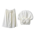 thumbnail image 6 of HongHeng Set of 2 Womens Wrap Towel with Hair Towel Bath Towel Wrap Shower Dress Towel Spa Wraps for Women's Bathrobe, 6 of 8