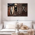 thumbnail image 2 of Elephant Stock Hair Barber Essentials Wall Art - Horizontal Canvas Wall Art - Hallway Wall Decor - Fashion And Beauty Canvas - Brown And Black Decor - 45" x 30", 2 of 8