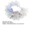 thumbnail image 4 of Cat Bib Decorative Soft Pretty Floral Print Pet Cat Bowknot Collar, 4 of 5