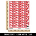 thumbnail image 2 of Fail Bold Text Test Inspection Sticker Set - Red - Gloss Finish - 1.5" Small, 2 of 7