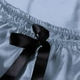 thumbnail image 4 of Lindreshi Womens Pajamas Sets Satin Silk Pajamas Cardigan Nightdress Bathrobe Ladies Robes Underwear Sleepwear, 4 of 5